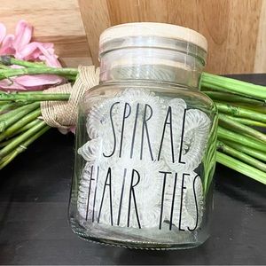 RAE DUNN Spiral Hair Ties in A Bottle